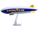 Zeppelin NT Aircraft Goodyear Blimp Wingfoot One N1A Gray and Blue with Yellow Stripes 1/200 Diecast Model Airplane Herpa HE573634