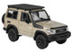 2023 Toyota Land Cruiser 71 Sandy Taupe 70th Anniversary with Roofrack 1/64 Diecast Model Car Paragon Models PA-55568