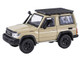 2023 Toyota Land Cruiser 71 Sandy Taupe 70th Anniversary with Roofrack 1/64 Diecast Model Car Paragon Models PA-55568