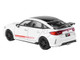 2025 Honda Civic Type R FL5 Ultimate Edition White with Red Stripes and Black Top 1/64 Diecast Model Car Paragon Models PA-55589