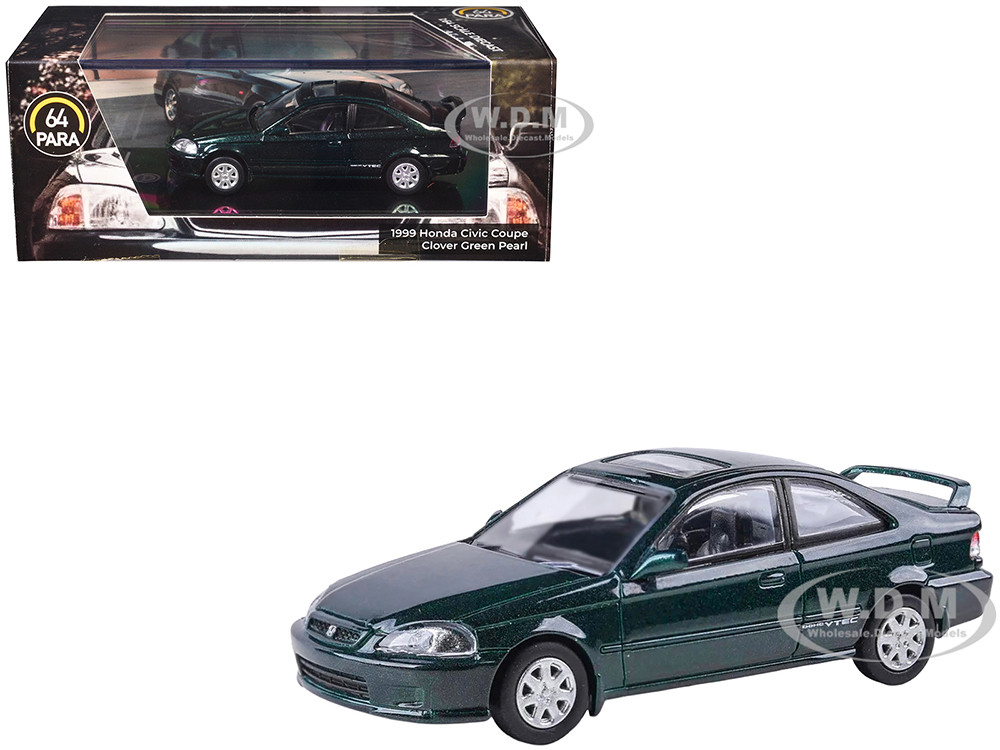 1999 Honda Civic Si EM1 Clover Green Pearl Metallic with Sunroof 1