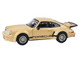 Porsche 911 Carrera RSR 3 0 Sahara Beige with Black Stripes 1/64 Diecast Model Car Paragon Models PA-55797