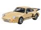 Porsche 911 Carrera RSR 3 0 Sahara Beige with Black Stripes 1/64 Diecast Model Car Paragon Models PA-55797