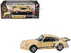 Porsche 911 Carrera RSR 3 0 Sahara Beige with Black Stripes 1/64 Diecast Model Car Paragon Models PA-55797