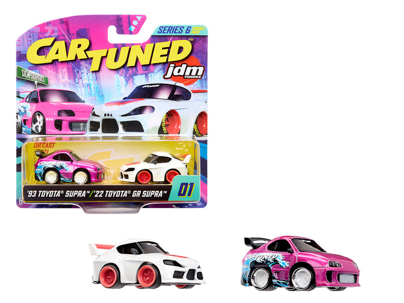 Sick Supras Series 6 Toyota Double Pack Set of 2 Cars Diecast Model Cars CarTuned 541967-XX3