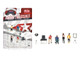 Behind The Scenes 7 piece 4 People 3 Accessories Diecast Figures Set 1/64 Scale Models American Diorama AD-2426MJ