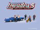 Lowriders #5 6 piece 5 People 1 Bicycle Diecast Figures Set 1/64 Scale Models American Diorama AD-2427MJ