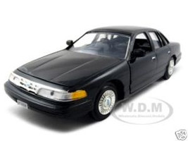 1998 Ford Crown Victoria Black 1/24 Diecast Model Car Motormax 76102