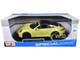 Porsche 911 Targa 4 GTS 992 2 Yellow with Black Top Special Edition Series 1/18 Diecast Model Car Maisto 31470YL