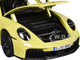 Porsche 911 Targa 4 GTS 992 2 Yellow with Black Top Special Edition Series 1/18 Diecast Model Car Maisto 31470YL