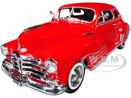 1948 Chevrolet Fleetline Aerosedan Red Special Edition Series 1/25 Diecast Model Car Maisto 32921RD
