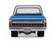 1972 Chevrolet Cheyenne C10 Short Bed Pickup Truck Electric Blue and Gunmetal Gray Metallic Hobby Exclusive Series 1/64 Diecast Model Car Greenlight GL30567