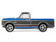 1972 Chevrolet Cheyenne C10 Short Bed Pickup Truck Electric Blue and Gunmetal Gray Metallic Hobby Exclusive Series 1/64 Diecast Model Car Greenlight GL30567