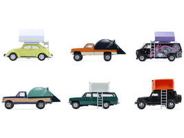 The Great Outdoors Series 4 Set of 6 pieces 1/64 Diecast Model Cars Greenlight 38080SET