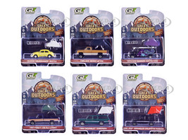 The Great Outdoors Series 4 Set of 6 pieces 1/64 Diecast Model Cars Greenlight 38080SET