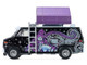 1978 GMC Vandura Custom Van Black with Wizard Graphics and White Top with Camp otel Cartop Sleeper Tent The Great Outdoors Series 4 1/64 Diecast Model Car Greenlight 38080C