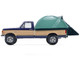 1987 Ford F 150 XLT Lariat Pickup Truck Dark Blue and Tan with Modern Truck Bed Tent The Great Outdoors Series 4 1/64 Diecast Model Car Greenlight 38080D 1987 Ford F 150 XLT Lariat Pickup Truck Dark Blue and Tan with Modern Truck Bed Tent The Great Outdoors Series 4 1/64 Diecast Model Car Greenlight 38080D