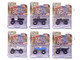 Kings of Crunch Hot Pursuit Special Edition Set of 6 Monster Trucks 1/64 Diecast Model Cars Greenlight 49170SET