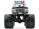 1978 Ford F 250 Monster Truck LAPD Los Angeles Police Department Black and White Kings of Crunch Hot Pursuit Special Edition 1/64 Diecast Model Car Greenlight 49170A