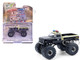 1983 Dodge Ram W350 Monster Truck Florida Highway Patrol Black with Cream Top and Stripes Kings of Crunch Hot Pursuit Special Edition 1/64 Diecast Model Car Greenlight 49170C