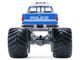 1990 Ford F 350 Monster Truck NYPD New York Police Department Blue with White Top Kings of Crunch Hot Pursuit Special Edition 1/64 Diecast Model Car Greenlight 49170E