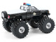 1990 GMC S 15 Monster Truck Texas Department of Public Safety Black and White Kings of Crunch Hot Pursuit Special Edition 1/64 Diecast Model Car Greenlight 49170F