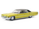 1971 Cadillac Sedan Deville Lowrider Gold Metallic with Black Top California Lowriders Series 7 1/64 Diecast Model Car Greenlight 63080C