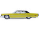 1971 Cadillac Sedan Deville Lowrider Gold Metallic with Black Top California Lowriders Series 7 1/64 Diecast Model Car Greenlight 63080C