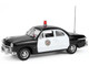 1949 Ford Custom Police Car LAPD Los Angeles Police Department Black and White 1/43 Diecast Model Car Greenlight 86642