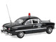 1949 Ford Custom Police Car Chicago Police Department Black 1/43 Diecast Model Car Greenlight 86643