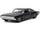 1968 Dodge Charger Widebody Matt Black with Bronze Tail Stripe F9 2021 Movie Fast & Furious Series 1/32 Diecast Model Car Jada 33450