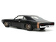 1968 Dodge Charger Widebody Matt Black with Bronze Tail Stripe F9 2021 Movie Fast & Furious Series 1/32 Diecast Model Car Jada 33450