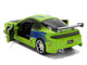 Brian s Mitsubishi Eclipse Green with Graphics Damaged Version The Fast and the Furious 2001 Movie Fast & Furious Series 1/32 Diecast Model Car Jada 36356