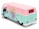 1961 Volkswagen Bus Pink and Blue with Graphics Disney s Stitch Hollywood Rides Series 1/32 Diecast Model Car Jada 36358 1961 Volkswagen Bus Pink and Blue with Graphics Disney s Stitch Hollywood Rides Series 1/32 Diecast Model Car Jada 36358