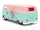 1961 Volkswagen Bus Pink and Blue with Graphics Disney s Stitch Hollywood Rides Series 1/32 Diecast Model Car Jada 36358 1961 Volkswagen Bus Pink and Blue with Graphics Disney s Stitch Hollywood Rides Series 1/32 Diecast Model Car Jada 36358