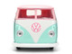1961 Volkswagen Bus Pink and Blue with Graphics Disney s Stitch Hollywood Rides Series 1/32 Diecast Model Car Jada 36358 1961 Volkswagen Bus Pink and Blue with Graphics Disney s Stitch Hollywood Rides Series 1/32 Diecast Model Car Jada 36358