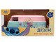 1961 Volkswagen Bus Pink and Blue with Graphics Disney s Stitch Hollywood Rides Series 1/32 Diecast Model Car Jada 36358 1961 Volkswagen Bus Pink and Blue with Graphics Disney s Stitch Hollywood Rides Series 1/32 Diecast Model Car Jada 36358
