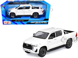 Toyota Hilux Pickup Truck White Special Edition Series 1/27 Diecast Model Car Maisto 32920WH