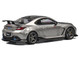 Subaru BRZ Varis Arising 1 RHD Right Hand Drive Gray Metallic with Carbon Hood and Top and Extra Wheels 1/64 Diecast Model Car CM Model CM64-BRZ-10