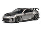 Subaru BRZ Varis Arising 1 RHD Right Hand Drive Gray Metallic with Carbon Hood and Top and Extra Wheels 1/64 Diecast Model Car CM Model CM64-BRZ-10