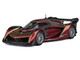 McLaren Solus GT Wine Red Metallic with Gold Stripes 1/64 Diecast Model Car CM Model CM64-SOLUSGT-08