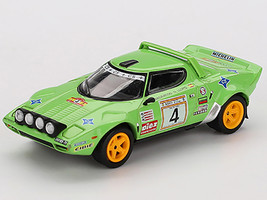 Lancia Stratos HF #4 Jorge de Bagration Nuria Llopis Champion Spanish Rally 1979 Limited Edition 1/64 Diecast Model Car Mini GT MGT01050