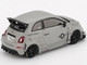 ABARTH 595 LB Works x Abas Works Fighters Matt Gray Limited Edition 1/64 Diecast Model Car Mini GT MGT01064