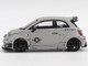 ABARTH 595 LB Works x Abas Works Fighters Matt Gray Limited Edition 1/64 Diecast Model Car Mini GT MGT01064