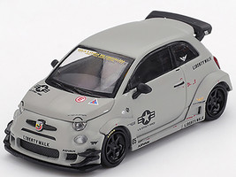ABARTH 595 LB Works x Abas Works Fighters Matt Gray Limited Edition 1/64 Diecast Model Car Mini GT MGT01064