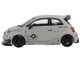 ABARTH 595 LB Works x Abas Works Fighters Matt Gray Limited Edition 1/64 Diecast Model Car Mini GT MGT01064