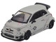 ABARTH 595 LB Works x Abas Works Fighters Matt Gray Limited Edition 1/64 Diecast Model Car Mini GT MGT01064