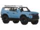 2024 Toyota Land Cruiser Blue with White Top HW Off Road Series Diecast Model Car Hot Wheels JBK52
