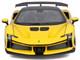 Ferrari SF90 XX Stradale Yellow with Black Top Race and Play Series 1/24 Diecast Model Car Bburago 26032YL