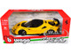 Ferrari SF90 XX Stradale Yellow with Black Top Race and Play Series 1/24 Diecast Model Car Bburago 26032YL